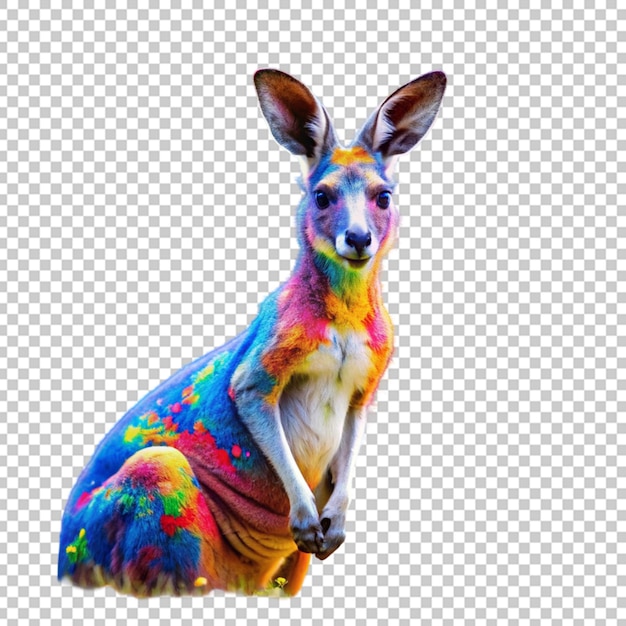 PSD słodki 3d kangur zwierzęcy