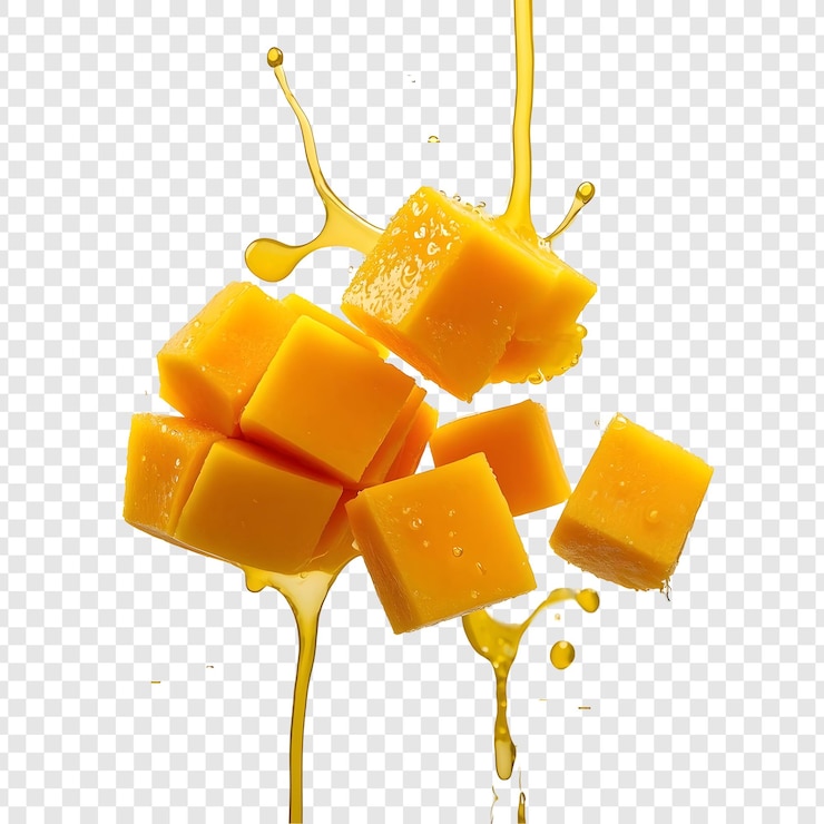 PSD słodkie kostki mango