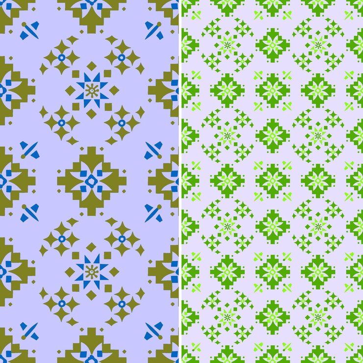 PSD slovenian patterns with beehive panels traditional embroider png traditional abstract designs