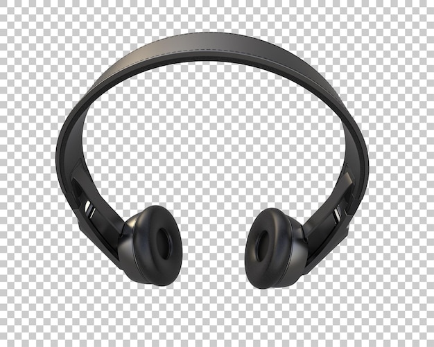 Słuchawki izolowane na tle ilustracja renderingu 3D