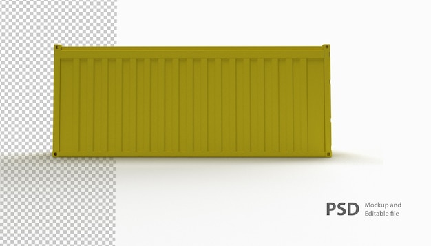 PSD sluit omhoog op geïsoleerde container