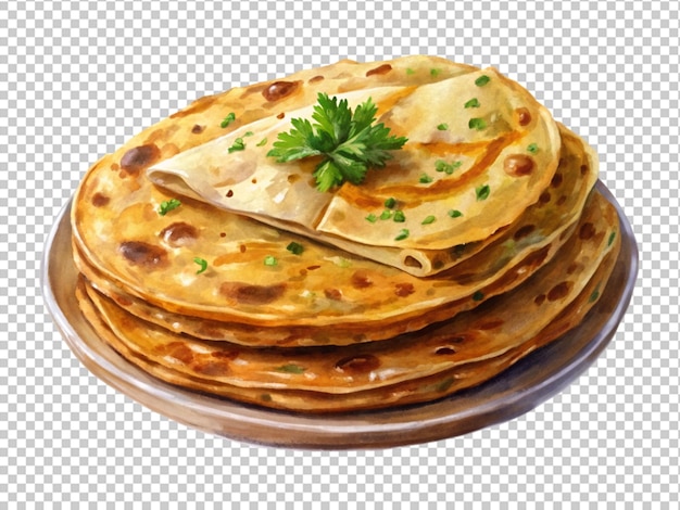 PSD smaczne aloo lub ziemniaki paratha