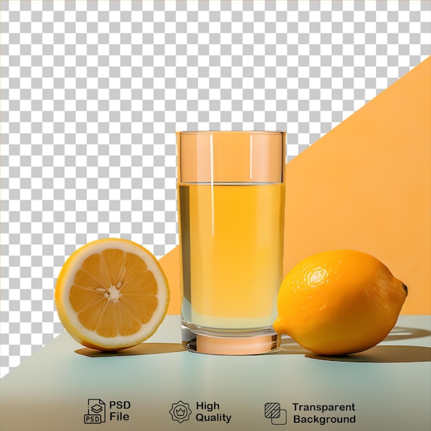 Smaczny Lemon Smoothie Izolowany Na Przezroczystym Tle Zawiera Plik Png