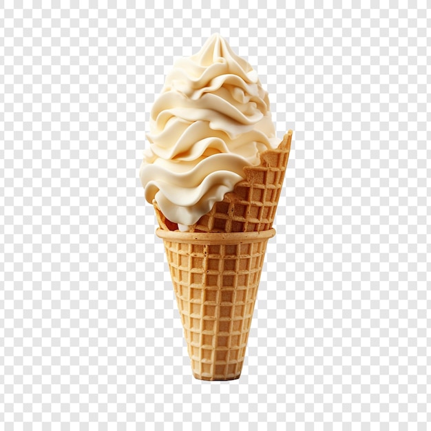 Smaczny rożek lodowy png na przezroczystym tle