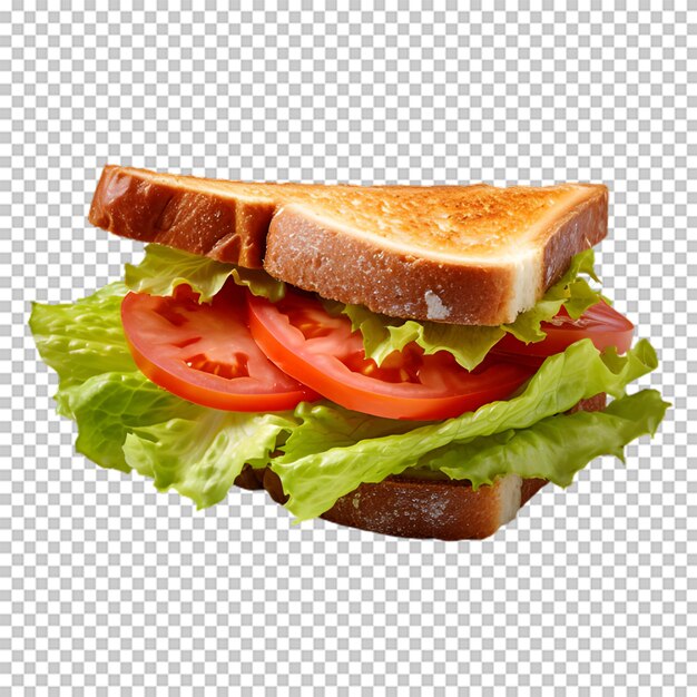 Smakelijke sandwich png geïsoleerd op transparante achtergrond