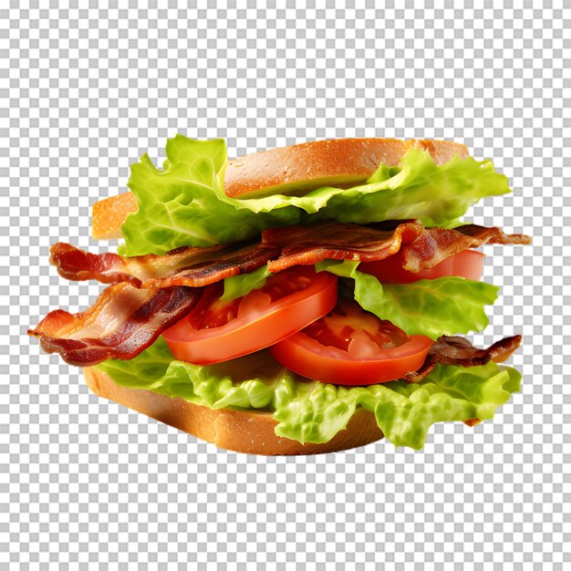 PSD smakelijke sandwich png geïsoleerd op transparante achtergrond