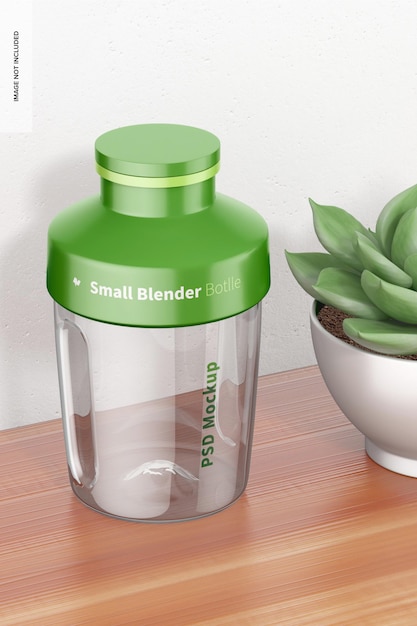 PSD small blender bottle mockup