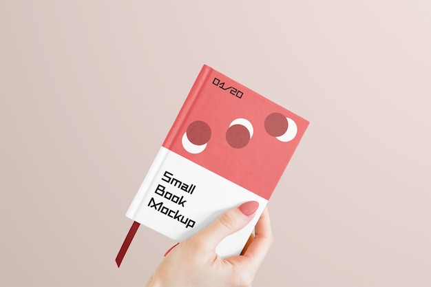 PSD small book mockup