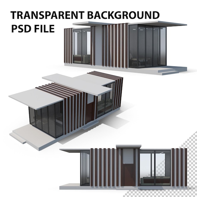 PSD small building png