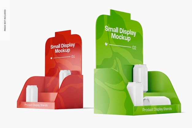Small Displays Mockup, Left and Right View