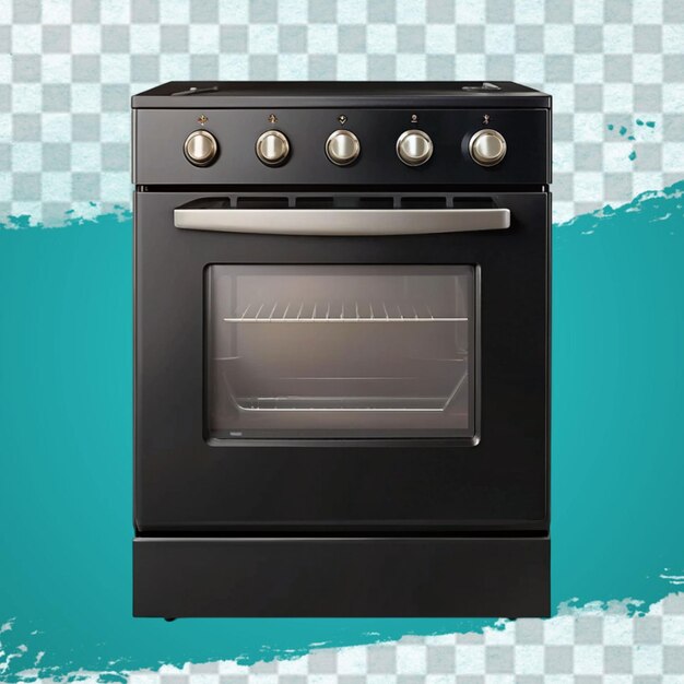 Small oven on white background