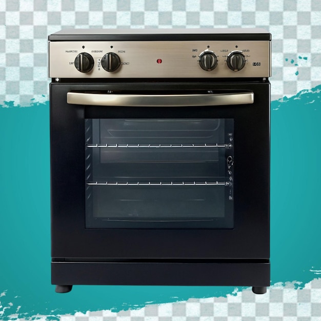 PSD small oven on white background