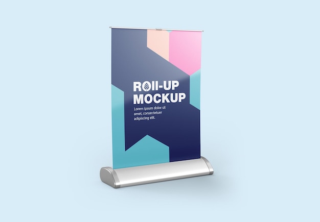 Small rollup banner mockup