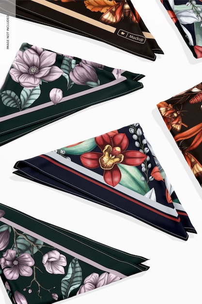 small scarfs mockup