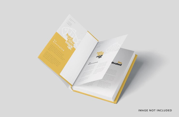 PSD small size novel hard book cover mockup