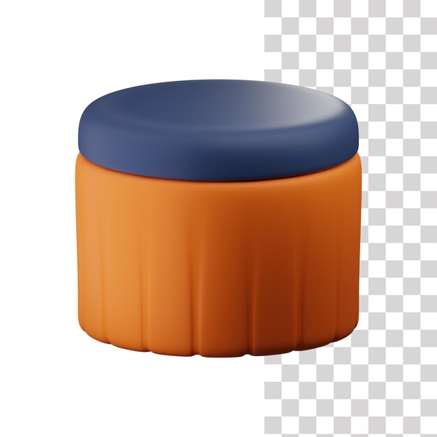 Small sofa 3d icon