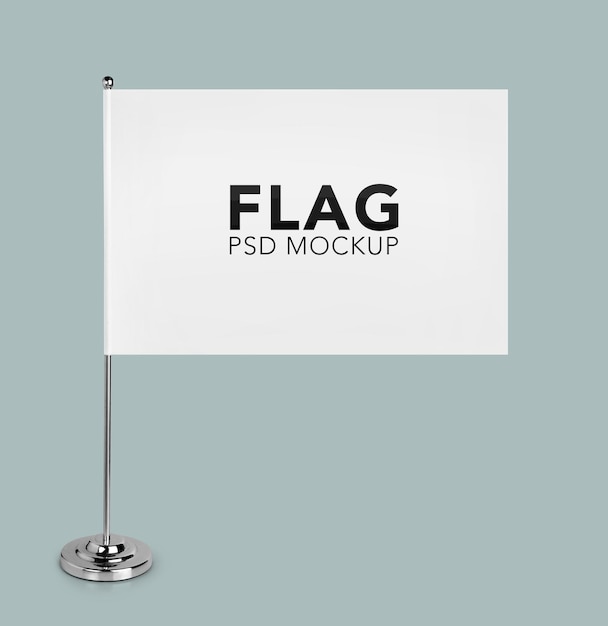 Small table flag mockup