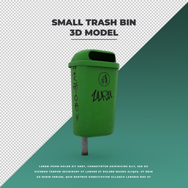 PSD small trash bin