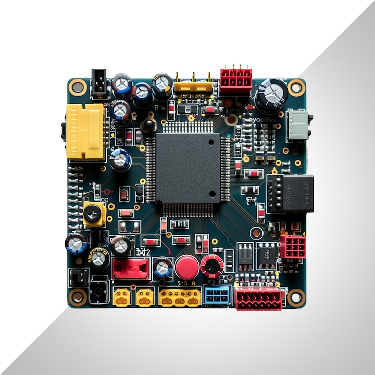 PSD smart automation with arduino kit isolated on transparent background