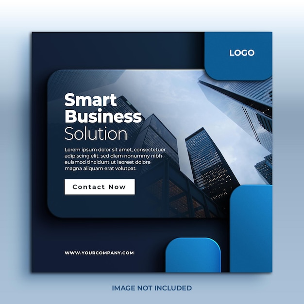 PSD smart business social media banner