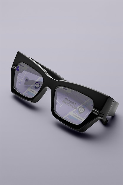 PSD smart glasses  mockup