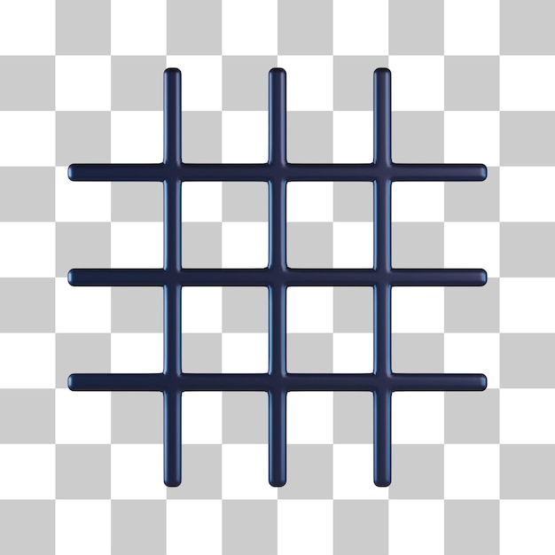 PSD スマート グリッドの 3d アイコン