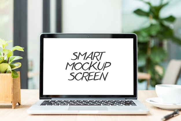 Smart Laptop Screen Mockup Design