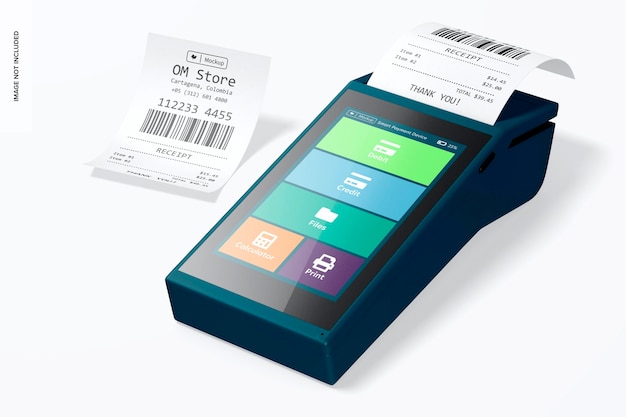 PSD smart payment device mockup