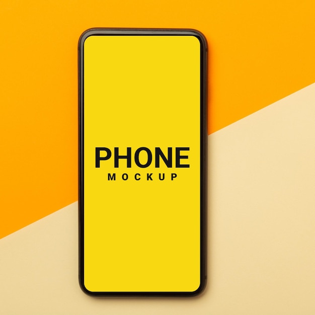 Smart phone mockup template