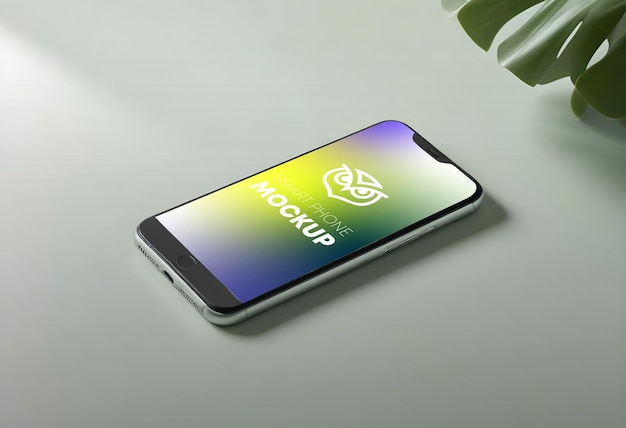 スマートフォンのモックアップ