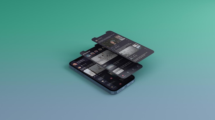 PSD smart phone screen mockup