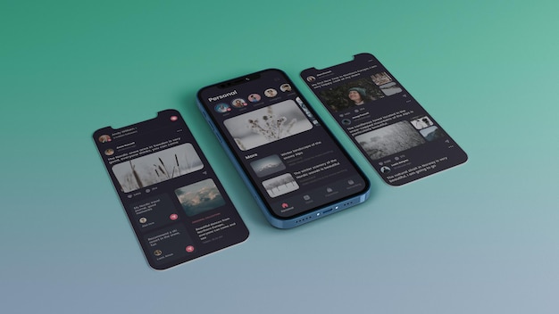 スマートフォン画面モックアップ