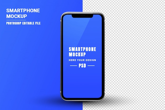 PSD スマートフォン画面モックアップ