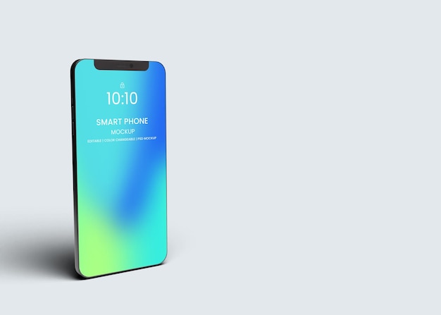 A smart pickle phone with a green and blue background.