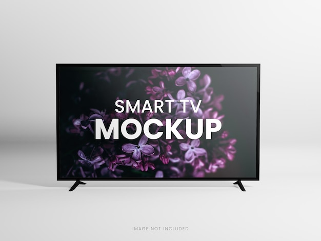 Smart TV Mockup 3D-rendering