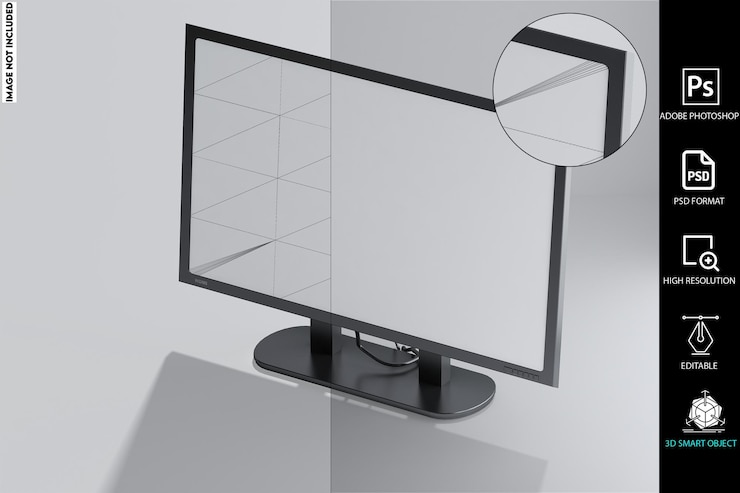 PSD smart tv mockup vol 11