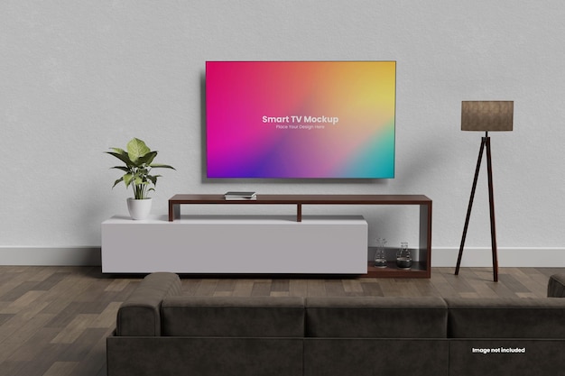 スマートテレビのモックアップ