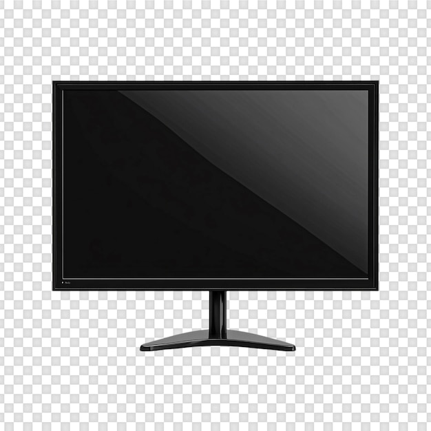 Smart TV-skjerm mockup isolert på transparent bakgrunn