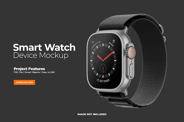 Smart watch Mockup PSD