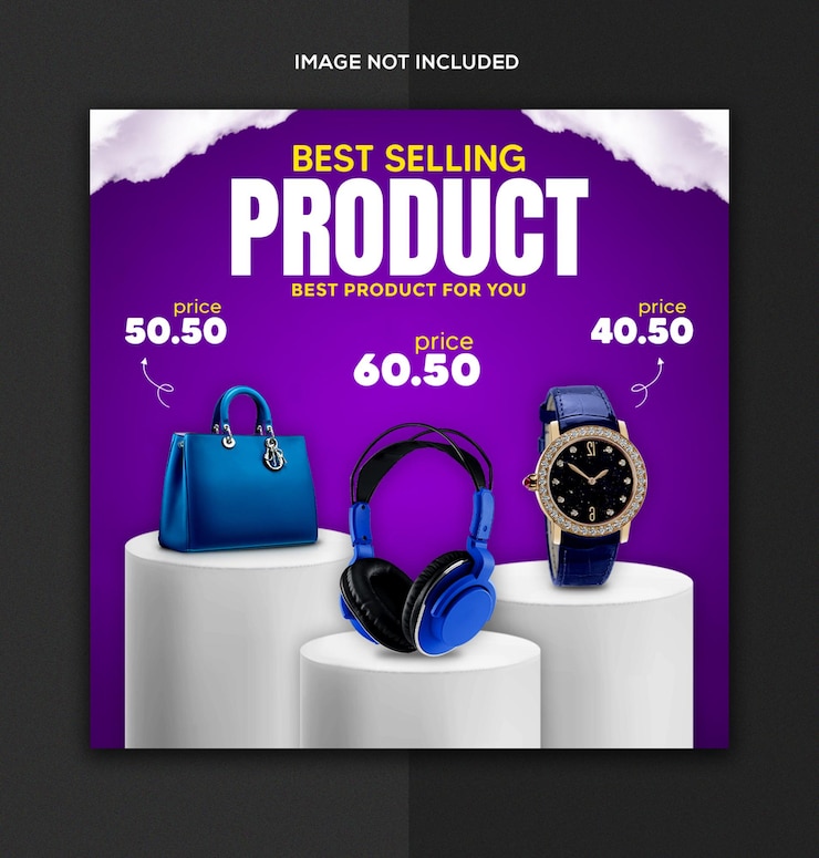 PSD smart watch social media and instagram post template