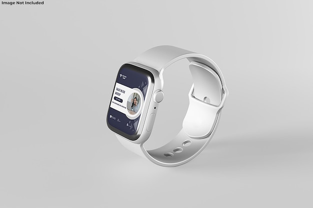 PSD a smart watch with a message on it