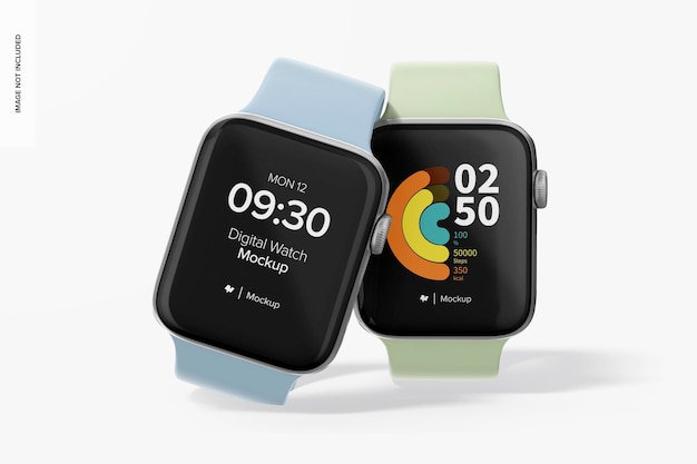 Smart Watches Series 6 Mockup Leaned