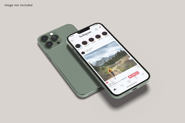 Макет смартфона 13 pro max