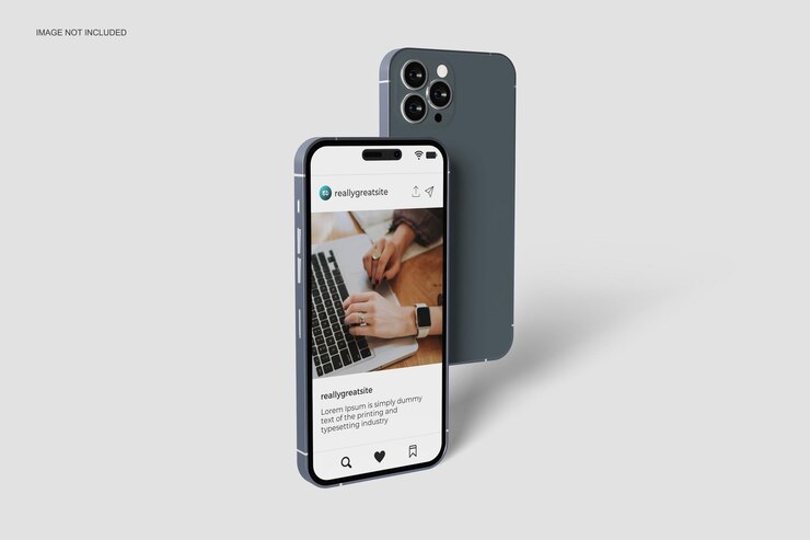 PSD smartphone 14 pro max mockup
