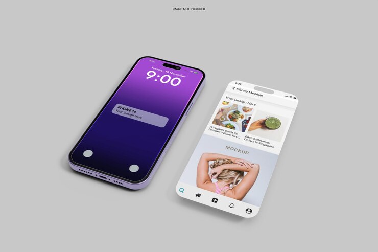 Smartphone 14 Pro Mockup