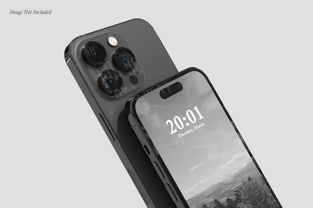 Smartphone 14 pro mockup