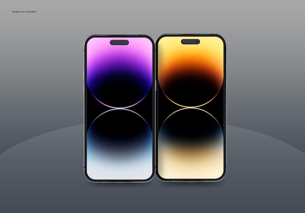 スマートフォン 14 プロ プレゼンテーション モックアップ
