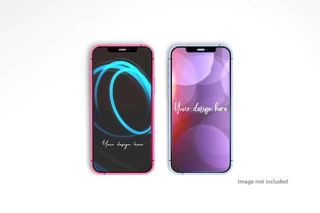 Smartphone and screen Mockup