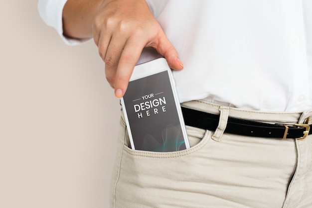 PSD smartphone app mockup