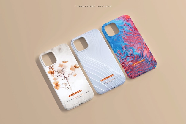 Cover per smartphone o mockup di custodia